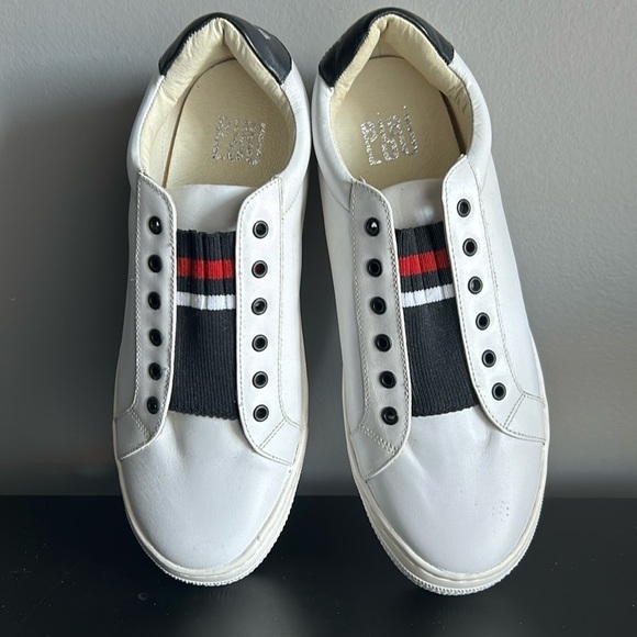 Bibi Lou Sneakers 38 New White Black Red - Picture 1 of 4